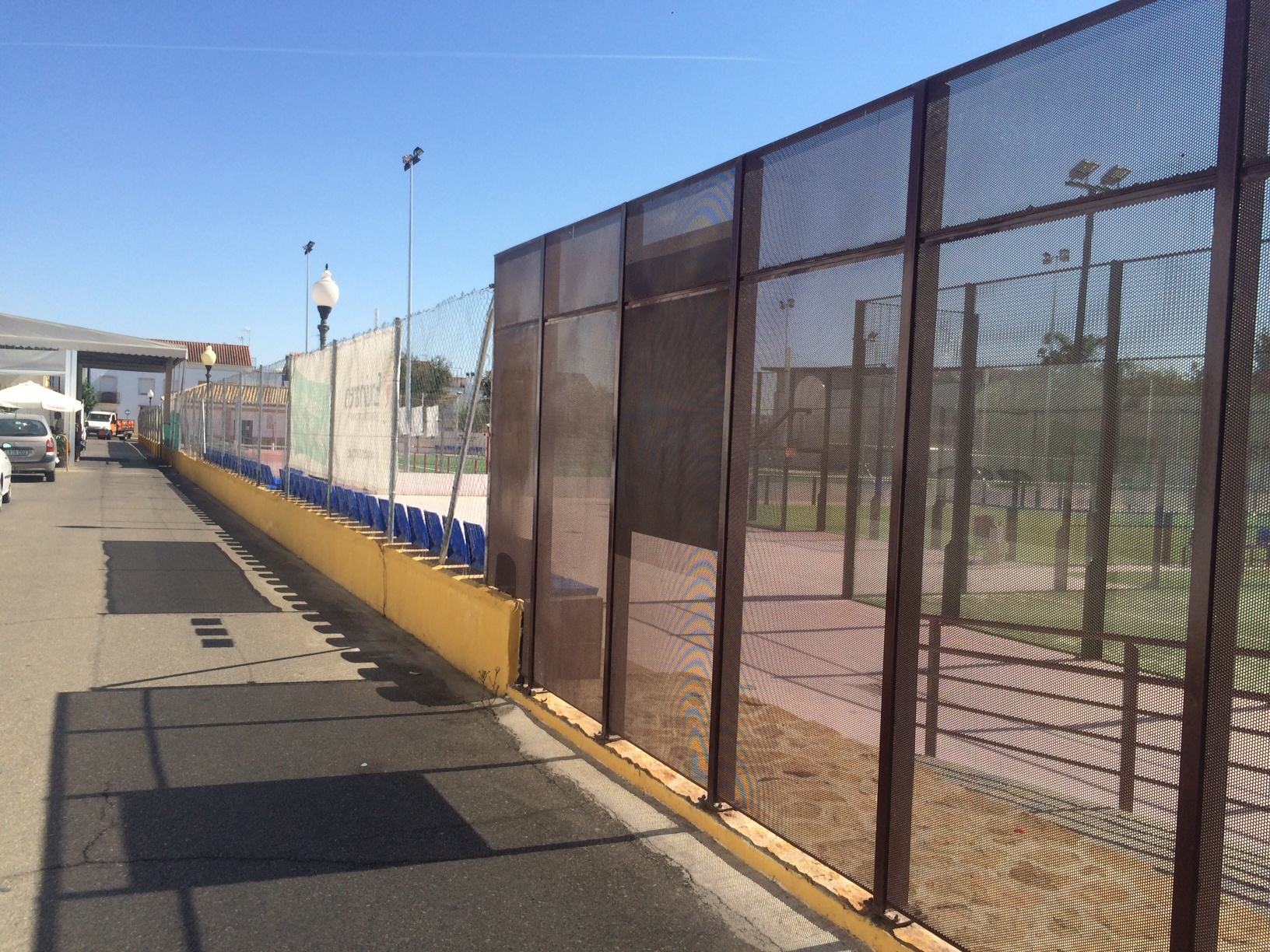 Cerramiento del campo de fútbol